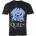 ROCK OFF Мъжка тениска Queen - Blue Crest - Black - ROCK OFF - QUTS67MDD