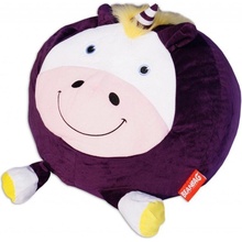 BeanBag Božka 60x60x65 fialová kravička