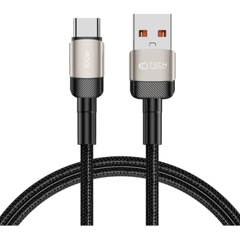 Tech-Protect ultraboost evo type-c cable 100w/5a 100cm titanium (5906203690749)