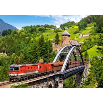 Castorland - Puzzle Train on the Bridge - 500 piese