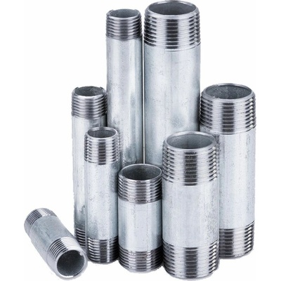 Závitová pozinkovaná rúra 1/2" (FF), dĺžky 6 – 100 cm Typ: Pozinkovaná závitová rúra 1/2" FF, 8 cm