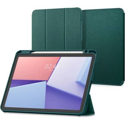 Spigen Urban Fit калъф полунощно зелено за iPad Air 10, 9" 2024 (ACS07755)