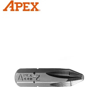 APEX tools Бит за отвертка Кръстат / Phillips PH2 x 25 мм / APEX 440-2X / (APX 440-2X)