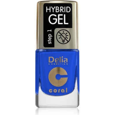 Delia Cosmetics Coral Hybrid Gel гел лак за нокти без използване на UV/LED лампа цвят 126 11ml