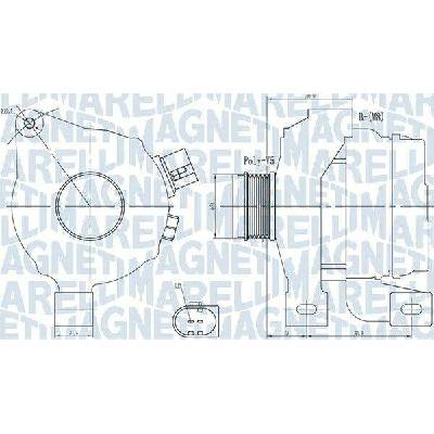 Generátor MAGNETI MARELLI 063732001010