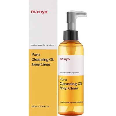 ma:nyo Pure Cleansing Oil Deep Clean - Хидрофилен почистващ олио за дълбоко почистване 200мл