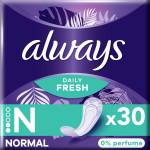 Always Ежедневни дамски превръзки без аромат Always - 30 броя