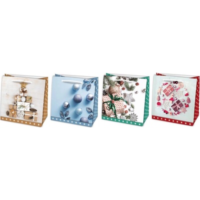 Taška pap."SQ" mini Quadro Vianoce