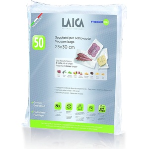 LAICA Гофрирани релефни пликове за вакуумиране Laica 25x30 см - 100бр. 2XVT35100 (2xVT35100)