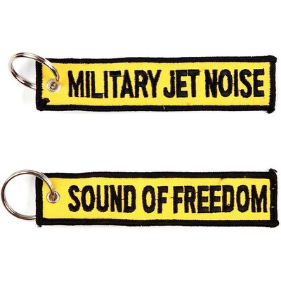 FOSTEX GARMENTS Klíčenka Military jet noise sound of freedom