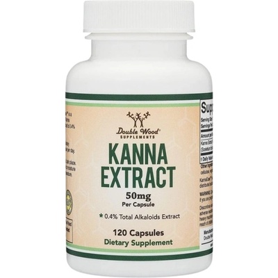 Double Wood Supplements Kanna Extract 50 mg [120 капсули]
