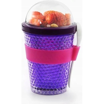 Asobu Hrnek termo 390 ml odstíny fialové