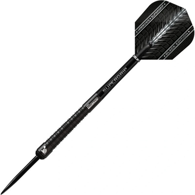 Sada steel šipek Harrows Supergrip Black Edition 23g, 90% wolfram