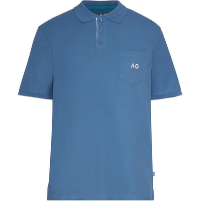 Australian Open Polo Pocket AO Logo elemental blue