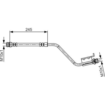 Brzdová hadica BOSCH 1 987 481 717