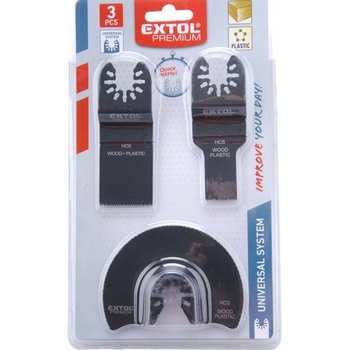 Extol Premium nářadí multifunkční, sada 3ks, na dřevo 8803823
