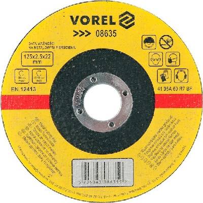 Vorel kotouč na kov 125 x 22 x 2,5 mm TO-08635