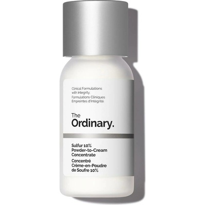 The Ordinary Sulfur 10% Powder-to-Cream Concentrate lokální péče proti akné 5 g