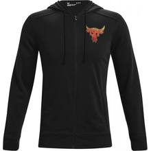 Under Armour Project Rock Terry FZ hoodie čierna