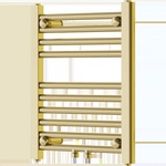 Mexen Mars 500x400 mm 140W gold (W110-0500-400-00-50)