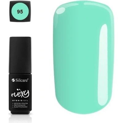 Silcare gel lak Flexy 95 Zelená 4,5 g