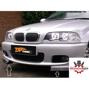 DPT Спойлер №8093 пр. броня BMW-3 E46 M-Technic 97-2003 ('258093)