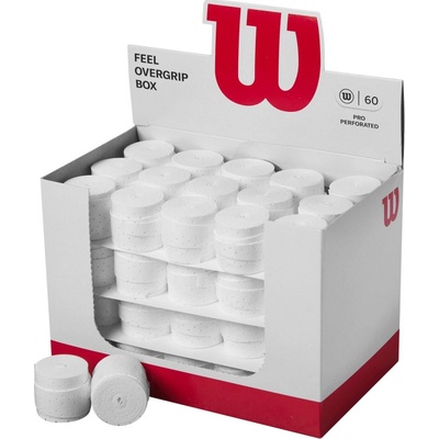 Wilson Pro overgrip perforated 60ks bílá – Sleviste.cz