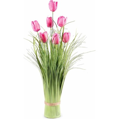 AFI Tulipány v tráve 51 cm ružová