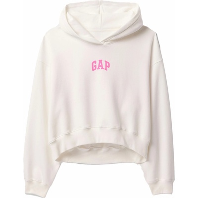 GAP Cropped biela ružová