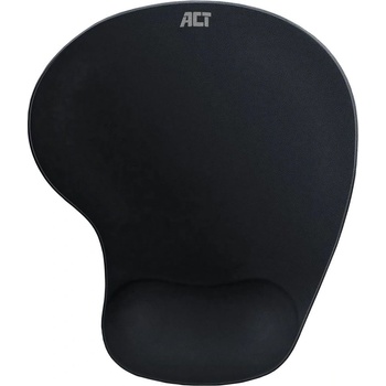 ACT ac8010 Ергономична подложка за мишка с поставка за китки Черна (ac8010)
