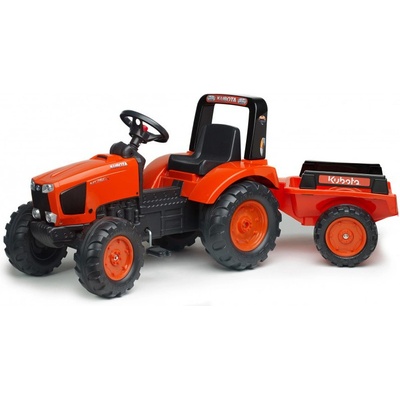 Falk FALK Šlapací traktor Kubota M135GX s vlečkou FA-2060AB