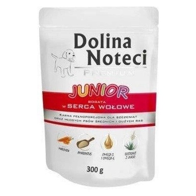 Dolina Noteci Premium Junior bohaté na hovädzie srdce 300 g