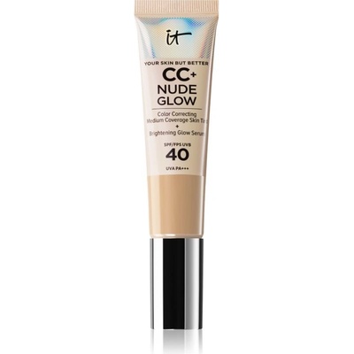 IT Cosmetics Your Skin But Better CC + Nude Glow make-up pre rozjasnenie pleti SPF40 Medium 32 ml
