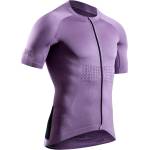 X-Bionic Мъжка фланелка с къс ръкав за колоездене X-bionic Xceed Ride Jersey S/S Cycling jersey - Heather / Lavender Night - размер M (056-3355-0312)