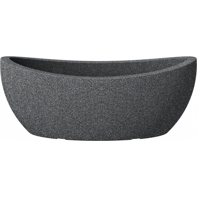 Scheurich kvetník Wave Globe s om 58 cm čierny granit
