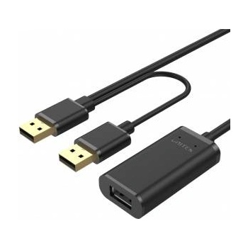 Unitek Preloader USB 2.0 Unitek Y-278 AM-AF, 10m, with additional power