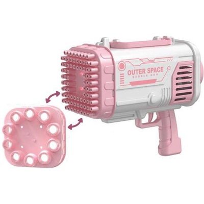 Felyx Toys Yifeng Базука Bubble Gun Outer Space 80 Балончета Розова (1009775F)