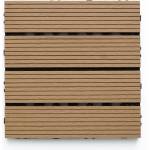Effector WPC декинг плочи JE-D1 A1, Тиково дърво, 30 x 30 x 2 см (3541414)
