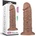 Lovetoy Realistic Chubby Dildo 10.5" Brown