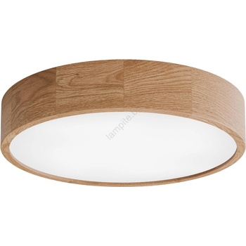 Temar Потолочно осветително тяло за баня със сензор CLEO 4xE27/24W/230V Ø 47, 5 cm IP54 дъб (TM0203)