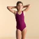 Nabaiji Dievčenské jednodielne plavky Vega fialová
