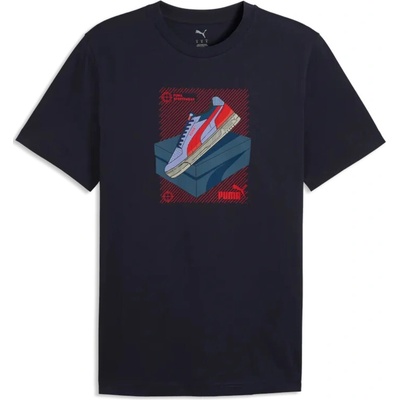 Puma Graphic Tee tmavomodré