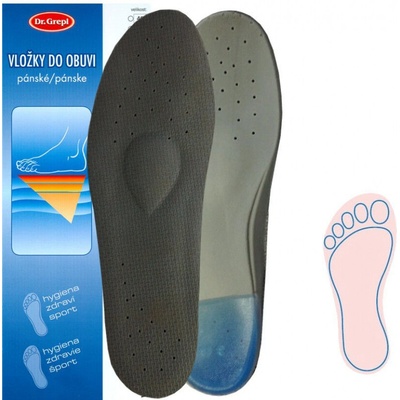 Dr. Grepl Stielky/vložky do topánok Anatomic-Carbon supinácia sivé