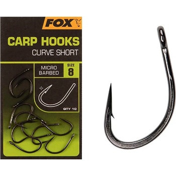 Fox Carp Hooks Wide Gape Beaked vel.8 10 ks