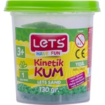 LET'S Кинетичен пясък 130 гр. Let`s L-10177 зелен