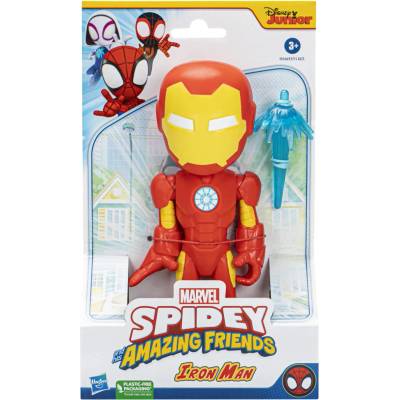 Hasbro Disney Marvel Spidey And His Amazing Friends Iron Man Supersized Hero (f6164)