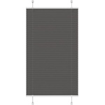 vidaXL Плисирана щора черна 70x150 cm Ширина на плата 69, 4 cm (4015137)