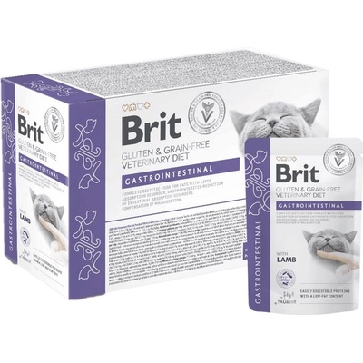 Brit Cat Gluten & Grain-Free Veterinary Diet Gastrointestinal pouch 12 x 85 г