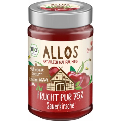 Allos Bio 75% čisté ovoce višně 200 g