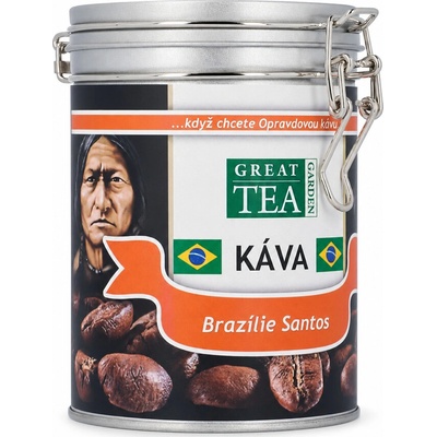 Great Tea Garden Káva Brazílie Santos mletá 200 g